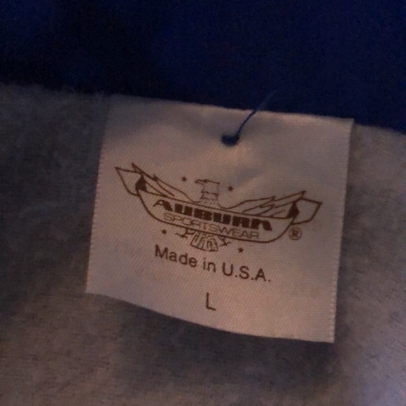 Auburn Sportswear NY Knicks Windbreaker button-down pull tie hem, elastic wrists - Picture 9 of 12